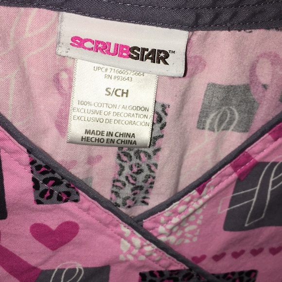 Scrubstar scrub top - Picture 2 of 2